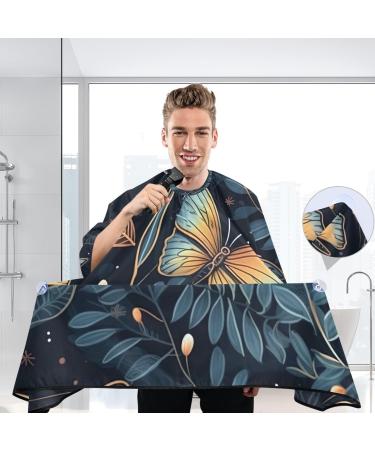 Kigai Butterfly Leaf Barber Cape - Professional Waterproof Hair Cutting Cape for Men & Women with Adjustable Snap Closure | Salon Essential - Buy Online on GoSupps.com