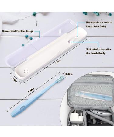 Suree Extra Soft Toothbrush for Sensitive Teeth - 10000 Bristles Nano Technology - Ultra Soft for Adults & Elders - Portable Manual Toothbrush (4 Count) - Buy Online on GoSupps.com