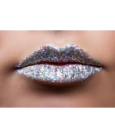 Glitzer Lip Adhesive by Moon Glitter | Perfect for All Glitter Types - Fine Holographic Organic & Dazzling - 6 Sets Available - Buy Online on GoSupps.com