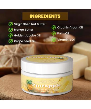 MOBETTER FRAGRANCE OILS Pineapple 8 Oz Body Butter for Unisex - Buy Online on GoSupps.com