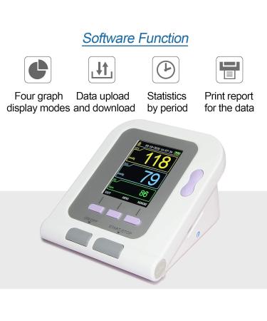Buy Fully Automatic Upper Arm Blood Pressure Monitor - 3 Modes 4 Cuffs Adapter-Free Sphygmomanometer for Accurate Readings - International Shipping Available - Buy Online on GoSupps.com