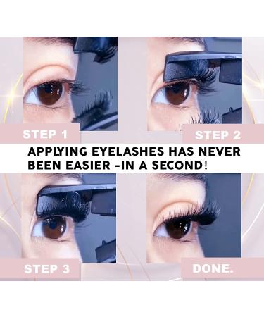 Dual Magnetic Lashes Kit - Reusable, Waterproof, Lightweight & Ultra Thin Magnet - Natural & Dramatic False Eyelashes with Tweezers - Buy Online on GoSupps.com