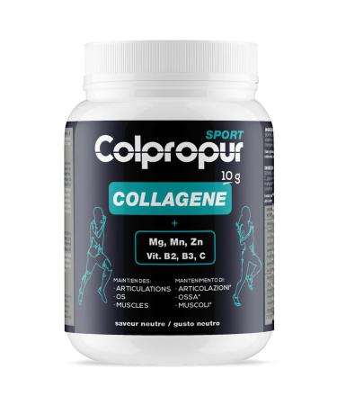 Hydrolyzed Collagen Powder | 30 Days | Sport, Muscles & Joints | BCAA, Magnesium, Zinc + Vitamins B2, B3 & C | Flavor Neutral | COLPROPUR