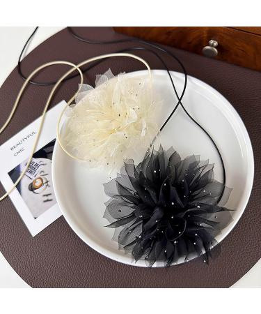 SOUTHJIELING Elegant Beige Mesh Necklace - Stylish Fashion Jewelry for Every Occasion - Buy Online on GoSupps.com