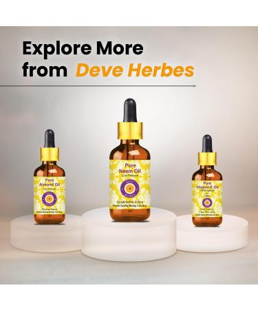 Deve Herbes Huile de Chaulmoogra pure (Hydnocarpus wightiana) avec compte-gouttes en verre press froid 30 ml - Buy Online on GoSupps.com