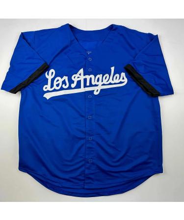 Facsimile Autographed Mookie Betts LA Blue Baseball Jersey | Men's XL - Buy Online on GoSupps.com