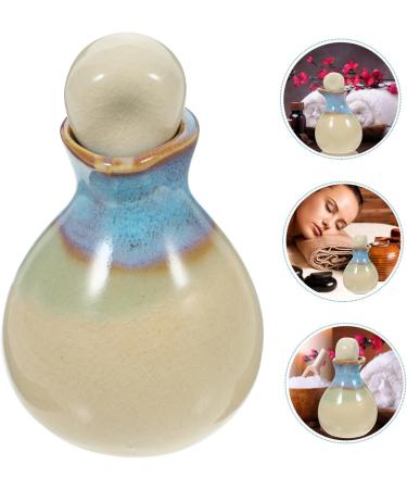 Buy Sewoart Ceramic Essential Oil Diffuser Pot - Mini Terrarium Container for Olive Oil & Aromatherapy - 5.5x7.5cm - International Shipping Available - Buy Online on GoSupps.com