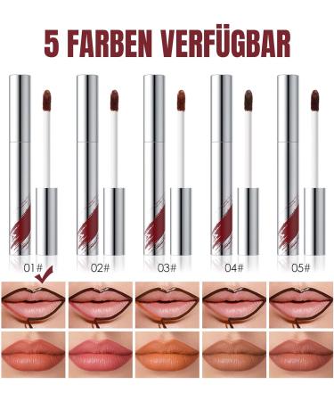  ARCHIDATE Peel Off Lip Stain Matte Lip Pencil Peel Off Water & Stain Resistant 24 Hour Long Lasting Color Retention Highly Pigmented with Special Tweezers (01 Light Brown/Red) - Buy Online on GoSupps.com