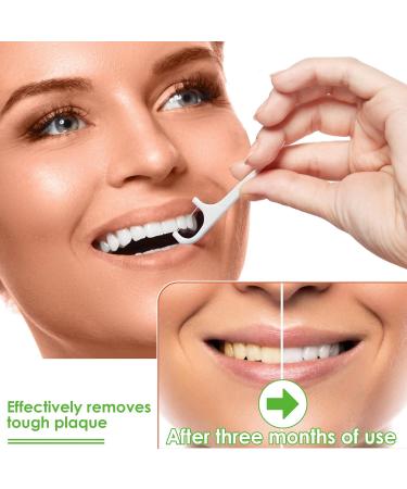 200pcs Triple Clean Dental Floss Sticks - Easy to Use Tooth Floss Picks for Fresh and Clean Mouth - Buy Online on GoSupps.com