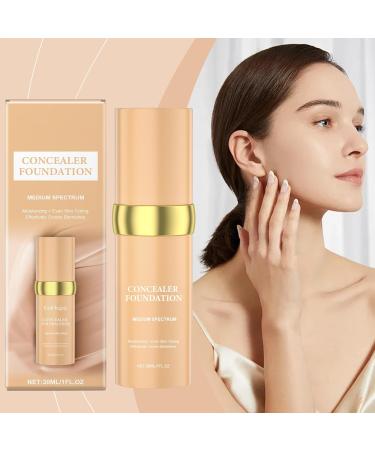 Full Coverage Foundation | 30ml Lightweight Water and Sweat Resistant Stain-Proof | Foundation for Women | For Women and Girls for Days Out Work and Shopping - Buy Online on GoSupps.com