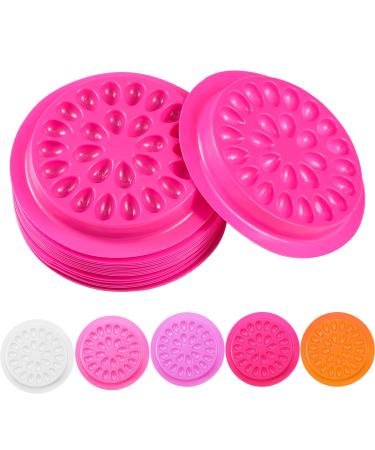150 Pieces Eyelash Glue Holder False Lash Glue Holder Tray Eyelash Extension Glue Holder Pallet Pads, Multiple Colors - Buy Online on GoSupps.com