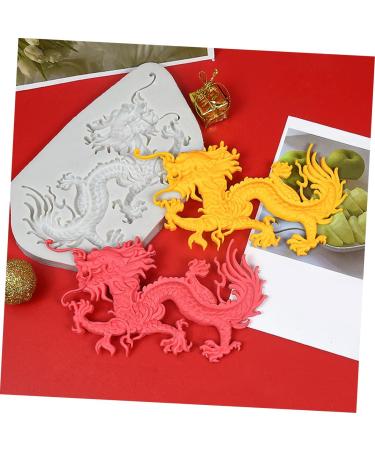 STOBOK Mold Chocolates DIY Chocolate DIY Baking Mould Chocolate Mould Baking Tool Chocolate Making Tools Silicone Baking Supplies Fondant Making Dragon Shape Fondant Cake Fudge Silica Gel - Buy Online on GoSupps.com