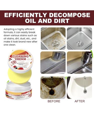 Multifunctional Efficient Kitchen Oil Cleaner Easy Grease Removal Solution Oven Cleaner 100g Kitchen Grease Removers Kitchen Oil Cleaner 1 set - Buy Online on GoSupps.com