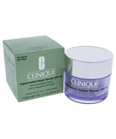 Clinique Repairwear Laser Focus Line Smoothing Cream SPF 15 for Combination Oily to Oily Skin - 1.7 oz - Buy Online on GoSupps.com
