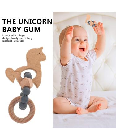 Healifty Silicone Rabbit Chew Training Teether for Baby Molar Relief - Dark Blue 10x6.5x2cm - Buy Online on GoSupps.com