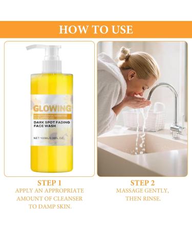 Turmeric Face Wash 100% Organic Turmeric Glow Scrub for Deep Cleaning Remove Makeup Brightens and Firms Skin Helps to Reduce Acne and Dark Spots(100ml) - Buy Online on GoSupps.com