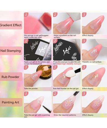 Painting Gel Gradient Gels 2.5g x 9 No-Wipe Set UV LED Quick Curing Shine Smooth Application Paints Gel for Beauty Personal Home Salon and Arts Decoration - Buy Online on GoSupps.com