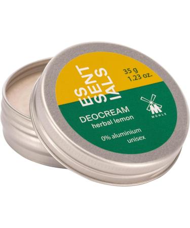 Muhle Essentials Herbal Lemon Deocream 35g Aluminium-free Sustainable Packaging No Marking - Buy Online on GoSupps.com