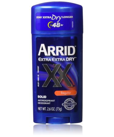 Arrid XX Wide Regular Solid Antiperspirant & Deodorant Stick 2.6 oz (Pack of 6)