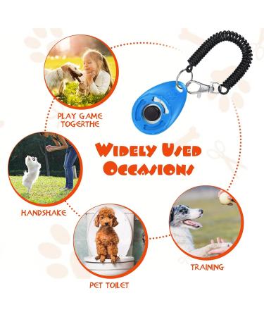 30 Pcs Dog Training Clicker Pet Training Clicker with Wrist Strap Dog Clicker Cat Clicker Pet Clicker Bird Clicker Puppy Training Supplies for Dogs Cats Horses Birds Behavioral Training Accessories - Buy Online on GoSupps.com