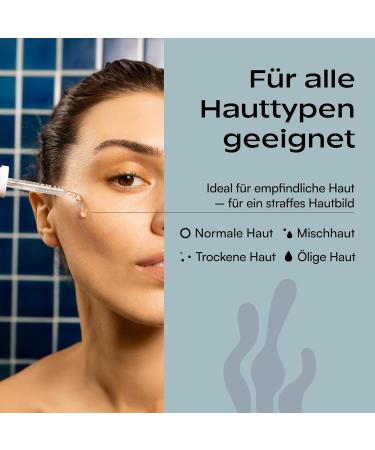 salted Firming peptide serum antiaging facial serum with argireline and matrixyl for tight skin suitable for oily and combination skin vegan 30 ml - Buy Online on GoSupps.com
