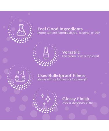 Nutra Nail Bullet-Proof Strength Clear Lacquer (Pack of 2) - Instant Ultra-Strong Protection for Weak Damaged Nails - Buy Online on GoSupps.com