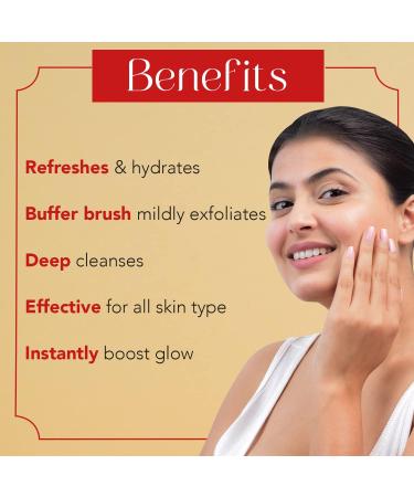 Rose & Jasmine Face Cleanser | 100ml for All Skin Types | Natural Skincare - Shop Internationally - Buy Online on GoSupps.com