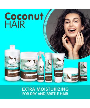 Dr. Sant Coconut Hair Oil - Moisturizing Oil for Dry & Brittle Hair | 50 ml (1.69 fl. oz) - Shop Internationally - Buy Online on GoSupps.com