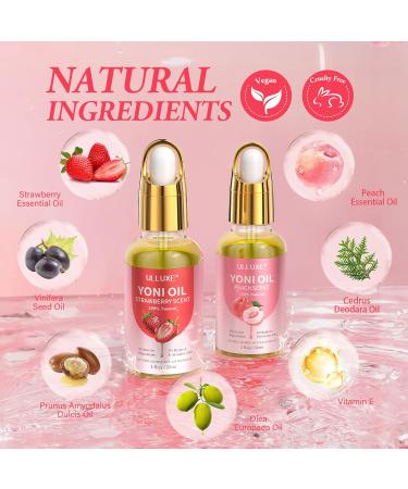 Yoni Oil for Women - PH Balance Natural Feminine Intimate Deodorant | Moisturizing Essential Oils for Odor Itchiness & Ingrown Hair - 2 Pack - Buy Online on GoSupps.com