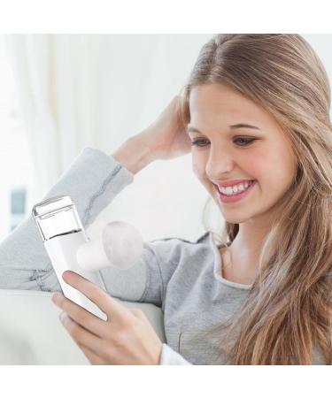 Eye Spa Mist Sprayer - Rechargeable Face Mister for Eyes with Handheld Facial Hydrator | Cool Mist Eye Steamer & Dropper Portable Mist Sprayer for Salon Travel Refreshing & Soothing Eye Care Mist - Buy Online on GoSupps.com