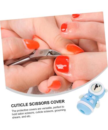 FRCOLOR Manicure Tools Tweezers Cover Nipper Protective Cover Decorative Cuticle Nipper Cover Cuticle Protector Anti-Fall Pedicure Silica Gel - Buy Online on GoSupps.com