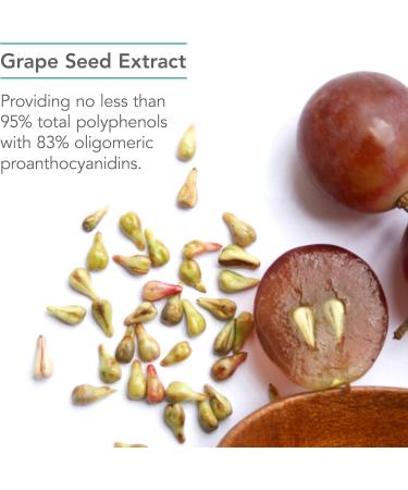Nutricology Grape Pips - Grape Seed Extract Proanthocyanidins Polyphenols Herbal Supplement Organic 300mg Capsules - 90 Count - Buy Online on GoSupps.com