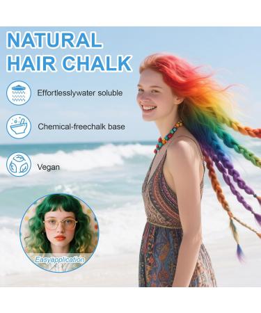 Lot de 10 peignes de coloration jetables pour enfants 10 couleurs craies lavables couleur naturelle pour enfants convient pour le maquillage des enfants et des adultes peignes - Buy Online on GoSupps.com