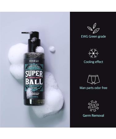 Super Ball Wash for Men - Korean Body Wash with Cooling Menthol for Odor Protection and Moisture Absorption - Buy Online on GoSupps.com