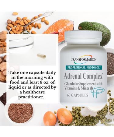 TRANSFORMATION THE GENESIS OF GOOD HEALTH Enzymes Adrenal Complex - 60 Capsules - Synergistic Formulation of Herbs & Vitamins to Support a Healthy Endocrine System - Buy Online on GoSupps.com