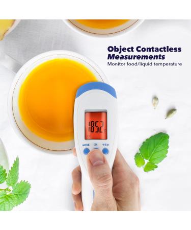 Equinox Digital Forehead Thermometer - No Touch Thermometer for Adults & Babies - LCD Display - Ideal for Body/Surface/Room Temperature - Touchless Scanner - Buy Online on GoSupps.com
