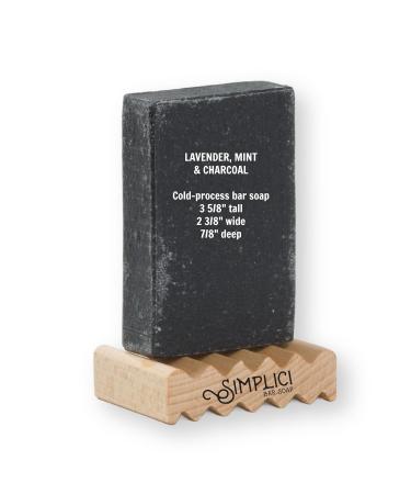 Buy Lavender Mint & Charcoal Natural Soap - 6 Bar Value Bag | Palm Free Smooth & Pure Essential Oils - International Shipping Available - Buy Online on GoSupps.com