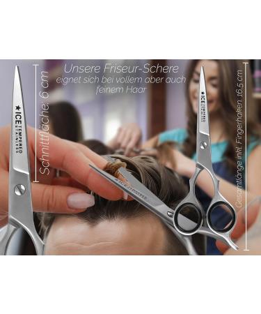 Premium Hairdressing Scissors with Micro Toothing | RW Solingen 5.5 inches (13.97 cm) with Storage Case - International Shipping Available - Buy Online on GoSupps.com