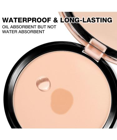 Boobeen Matte Pressed Face Powder - Oil Control Setting Powder Foundation - Poreless Finishing & Lightweight Compact - Flawless Translucent 05# for All Skin Types - Buy Online on GoSupps.com