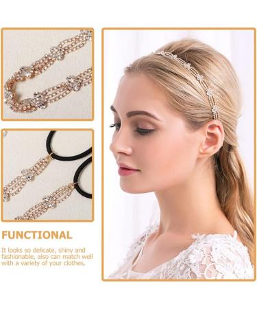 Women's Rhinestone Elastic Headband Bride Rhinestones Girl Frienshipship Women - Buy Online on GoSupps.com