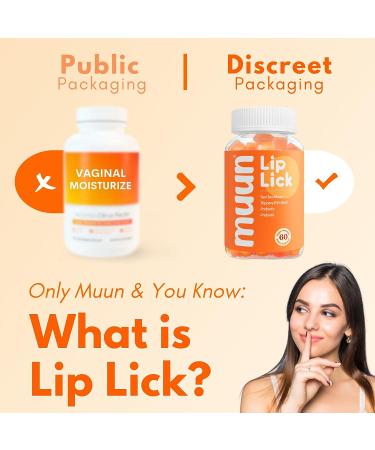 Muun Vaginal Moisturizer Gummy with Probiotic, Prebiotic & Slippery Elm Bark - Hormone-Free Vaginal Dryness Relief (1 Pack) - Buy Online on GoSupps.com