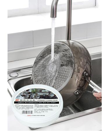 Strong stainless steel cleaner metal cleaner kitchen multifunctional cleaning paste cleaning agent stain remover - Buy Online on GoSupps.com
