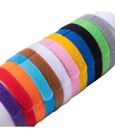 Smukdoo Puppy ID Collars 12PCS Assorted Colors Puppy Identification Collars Adjustable Puppy ID Bands for Pet - Buy Online on GoSupps.com
