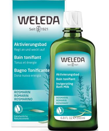 Weleda Bio Rosmarin activation bath natural cosmetics organic bath essence against fatigue and for warming up and onmaking the body bathing additive with a pleasant fragrance (1 x 200 ml) - Buy Online on GoSupps.com