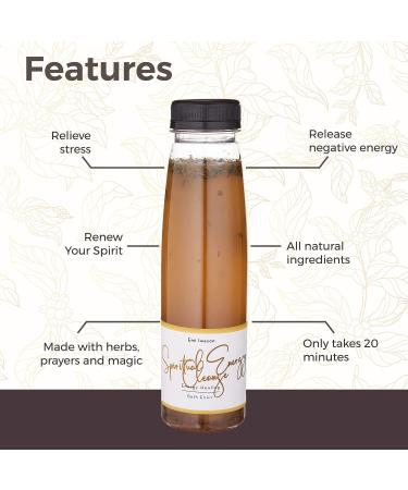 Iwason Spiritual Cleansing Bath Elixir - 10 oz Soaking Made with Pure Herbs, Holy Water, and Natural Extracts - Buy Online on GoSupps.com