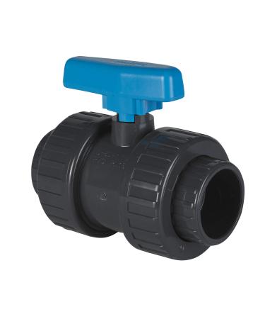 LionFlex PVC ball valve DN 50 mm adhesive socket x adhesive socket