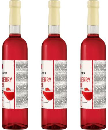 H LLINGER Sirop Strawberry Daiquiri Bio Sans Alcool Style Havana 1:9 3x500ml Liquide - Buy Online on GoSupps.com