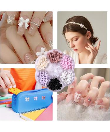 Nail Jewels For Nail Art Bow Nail Charms 2Pack Colorful Bow Charms for Nail 3D Bow-Knot Nail Art Charms Nail Decorations Set for DIY Jewel Stones Nail Art Rhinestones Style1 Style 1 - Buy Online on GoSupps.com