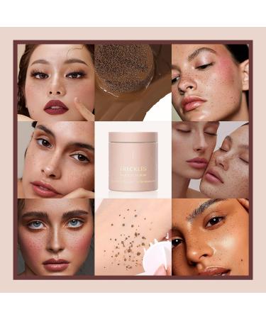 KISSIO Fake Freckles | Waterproof Long Lasting Natural Faux Freckles with Easy-to-Use Tool | Brown Cruelty-Free Freckles 0.63 oz (02 Chocolate) - Buy Online on GoSupps.com