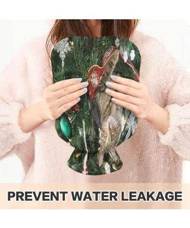 Soft Fleece Hot Water Bottle - 2L for Hot & Cold Compress - International Shipping Available - Buy Online on GoSupps.com